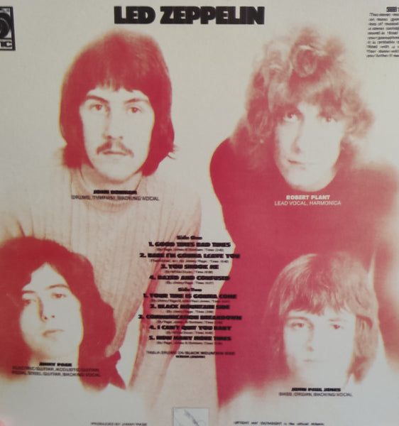 Led Zeppelin ‎– Led Zeppelin (1969) - New Lp Record 2019 Atlantic UK Import Vinyl & Blue Lettering - Hard Rock / Blues Rock - Shuga Records