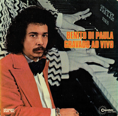 Benito Di Paula – Gravado Ao Vivo - VG LP Record 1974 Copacabana Brazil Vinyl - Latin / MPB / Samba