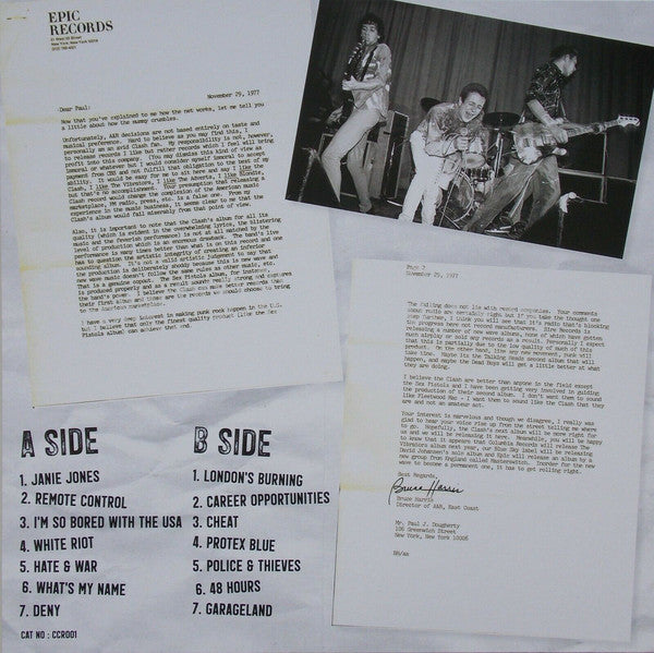 The Clash ‎– 1st Album Demos Remastered - New Lp Record 2020 Complete Control Europe Import Blue Vinyl - Punk Rock - Shuga Records