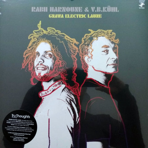 Rabii Harnoune & V.B. Kühl – Gnawa Electric Laune - New 2 LP Record 2020 Tru Thoughts UK Vinyl & Numbered - Electronic / African / House