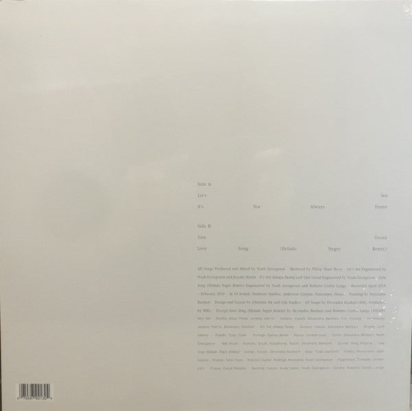Devendra Banhart ‎– Vast Ovoid - New EP Record 2020 Nonesuch Europe Import White Vinyl - Rock / Folk Rock - Shuga Records