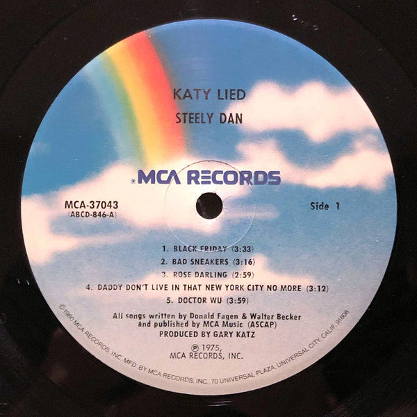 Steely Dan ‎– Katy Lied (1975) - VG+ LP Record 1980 MCA USA Vinyl - Rock / Pop Rock - Shuga Records