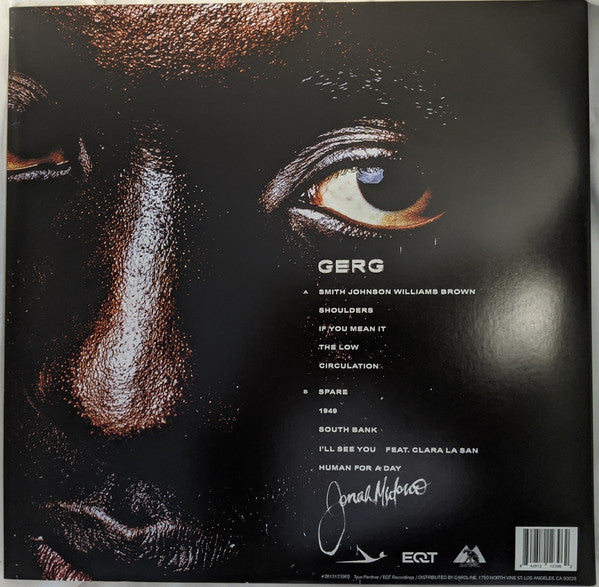 Jonah Mutono - GERG - New LP Record 2020 True Panther USA Vinyl - Hip Hop / Pop Rap