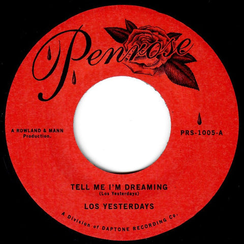 Los Yesterdays – Tell Me I'm Dreaming - New 7" Single Record 2020 Penrose USA Vinyl - Soul / Funk