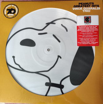 Vince Guaraldi Trio - Peanuts Greatest Hits (2015) - New LP Record 2020 Craft Picture Disc Vinyl & Numbered #0044/2500 - Soundtrack / Jazz - Shuga Records