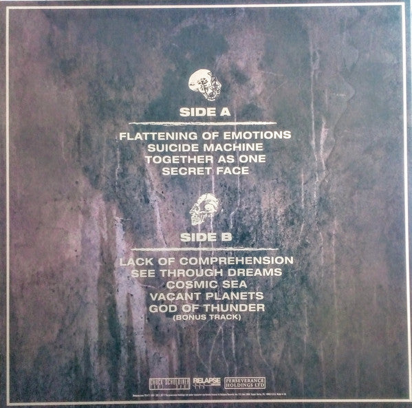 Death ‎– Human (1991) - New Lp Record 2020 Relapse USA Clear Vinyl with Pinwheels Splatter & Download - Technical Death Metal / Death Metal - Shuga Records