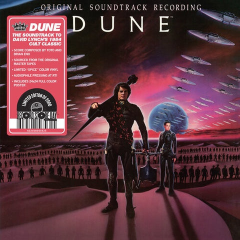 Various – Dune (1984) - New LP Record Store Day 2020 Jackpot Spice Colored Vinyl & Poster - Soundtrack