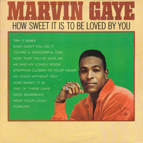 Marvin Gaye – How Sweet It Is To Be Loved By You - VG+ LP Record 1965 Tamla USA Mono Vinyl - Soul /  Rhythm & Blues