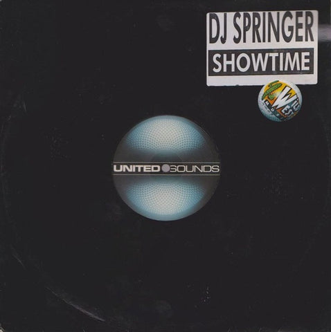 DJ Springer – Showtime - Mint- 12" Single Record 1999 United Sounds Belgium Vinyl - Hard House / Trance