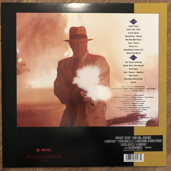 Danny Elfman ‎– Dick Tracy (Original Score 1990) - New LP Record 2021 Sire/Warner Europe Import Blue Vinyl - Soundtrack - Shuga Records