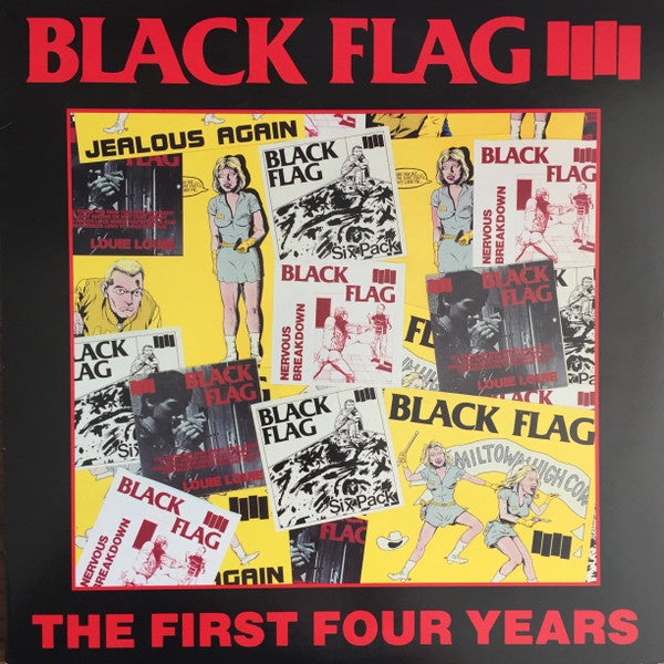 Black Flag – The First Four Years - VG+ LP Record 1988 SST USA Vinyl - Hardcore / Punk - Shuga Records