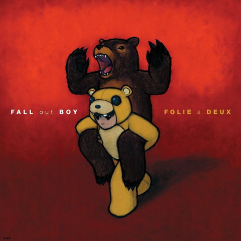 Fall Out Boy ‎– Folie À Deux - New 2 Lp Record 2008 Island USA Red & Orange Vinyl & Poster - Pop Punk / Pop Rock