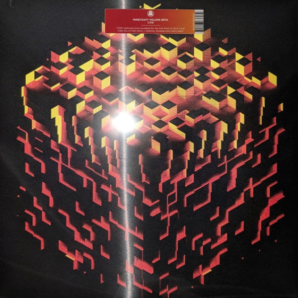 C418 ‎– Minecraft Volume Beta - New 2 LP Record 2020 Ghostly International Fire Splatter Vinyl, Lenticular Jacket & Download - Video Game Music / Soundtrack - Shuga Records