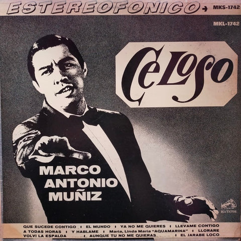 Marco Antonio Muñiz – Celoso - VG+ LP Record 1967 RCA Mexico Vinyl - Latin / Pop