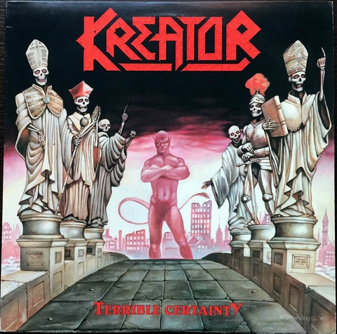 Kreator – Terrible Certainty - VG+ LP Record 1987 Combat Noise USA Vinyl - Thrash