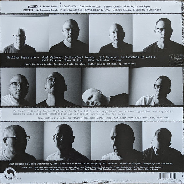 Smoking Popes – Into the Agony - New LP Record 2018 Asian Man USA Black Vinyl - Pop Punk - Shuga Records