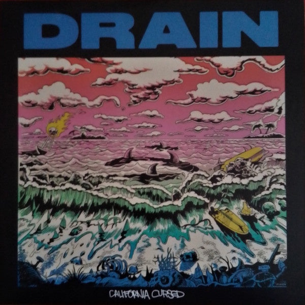 Drain – California Cursed - New LP Record 2020 Revelation Yellow Vinyl & Download - Hardcore / Thrash