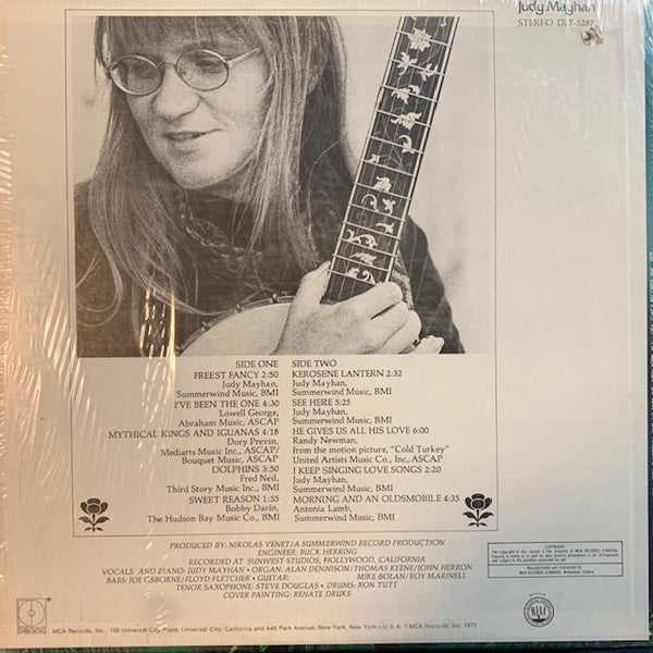 Judy Mayhan ‎– Judy Mayhan - VG+ LP Record 1971 Decca USA Vinyl - Folk - Shuga Records