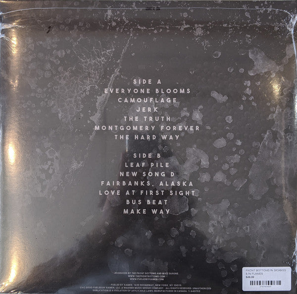 The Front Bottoms – In Sickness & In Flames - New LP Record 2020 Fueled By Ramen Red Vinyl - Indie Rock - Shuga Records