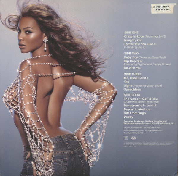 Beyoncé – Dangerously In Love - VG+ 2 LP Record 2003 Columbia USA Promo Vinyl - RnB / Soul / Hip Hop