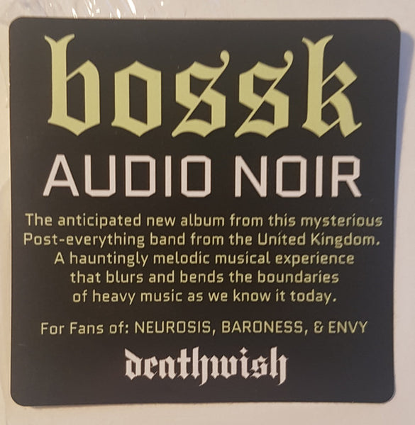 Bossk - Audio Noir (2016) - New LP Record 2019 Deathwish USA Black Vinyl - Sludge Metal / Post Rock - Shuga Records