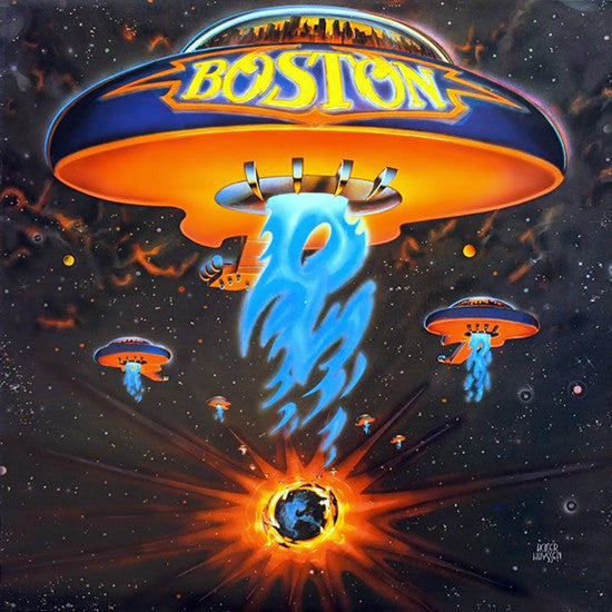 Boston - Boston - VG+ LP Record 1976 Epic USA Orange Label Original Vinyl - Pop Rock / Hard Rock