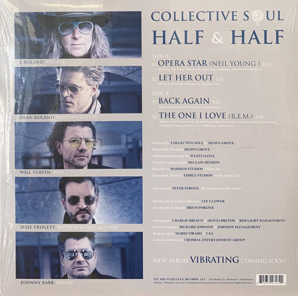 Collective Soul - Half and Half - New 12" Single Record Store Day 2020 Fuzze-Flex USA 180 Gram RSD Translucent Vinyl - Alternative Rock