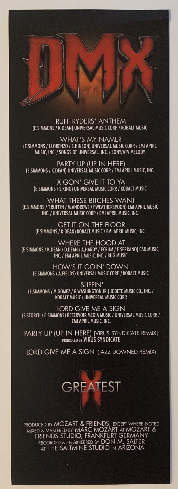DMX ‎– Greatest Hits DMX ‎– Greatest Hits - New LP Record