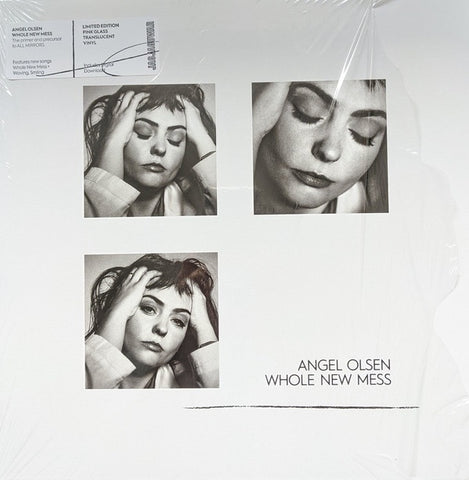 Angel Olsen – Whole New Mess - Mint- LP Record 2020 Jagjaguwar USA Pink Glass Translucent Vinyl, Poster & Download - Indie Rock / Folk Rock