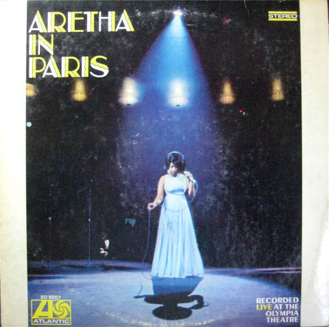 Aretha Franklin ‎– Aretha In Paris - VG+ Stereo 1968 Stereo USA - Soul