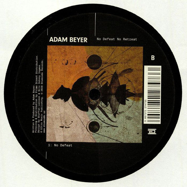 Adam Beyer ‎– No Defeat No Retreat - New EP Record 2020 Drumcode Sweden Import Vinyl - Techno - Shuga Records
