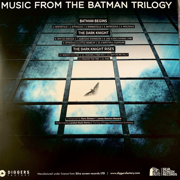 London Music Works ‎– Music From The Batman Trilogy - New 2 LP Record 2012 Silva Screen UK Import Yellow Vinyl - Soundtrack - Shuga Records