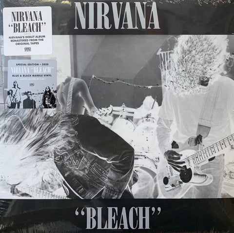 Nirvana – Bleach (1989) - Mint- LP Record 2020 Sub Pop Blue & Black Marble Vinyl - Grunge, Alternative Rock