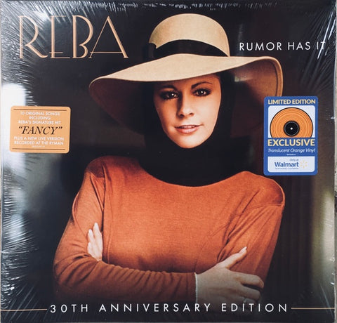 Reba McEntire – Rumor Has It (1990) - New LP Record 2020 MCA Walmart Exclusive Orange Translucent Vinyl - Country