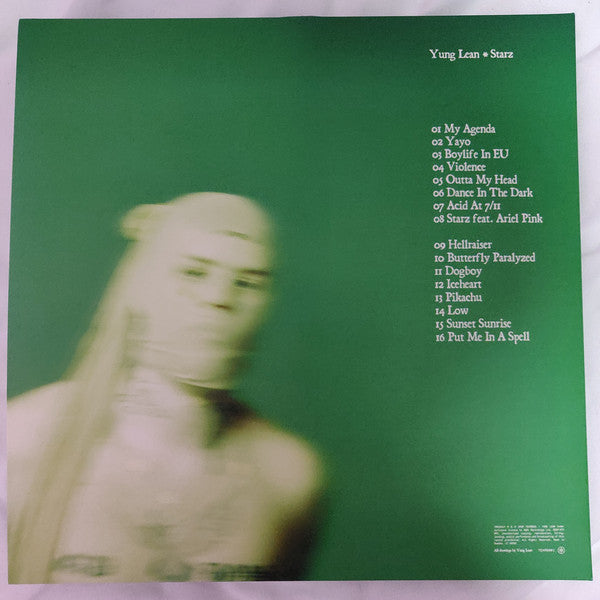 Yung Lean ‎– Starz - New 2 LP Record 2020 Year0001 Sweden Import 180 gram Glow In The Dark Vinyl, Poster, Booklet & Postcard - Hip Hop / Cloud Rap