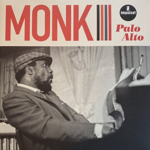 Thelonious Monk ‎– Palo Alto - VG+ LP Record 2020 Impulse! Vinyl - Jazz / Hard Bop