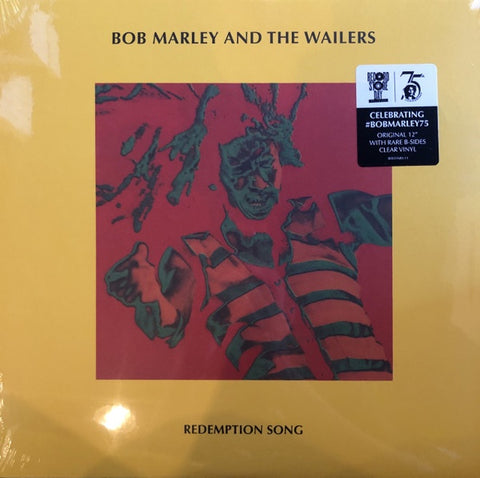 Bob Marley & The Wailers - Redemption Song - New 12" Single Record Store Day Tuff Gong Clear Vinyl - Reggae