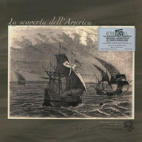 Ennio Morricone – La Scoperta Dell`America (Original Television Soundtrack) (2004) - New LP Record 2020 Music On Vinyl Numbered 180 Gram Grey Marble Vinyl - Soundtrack