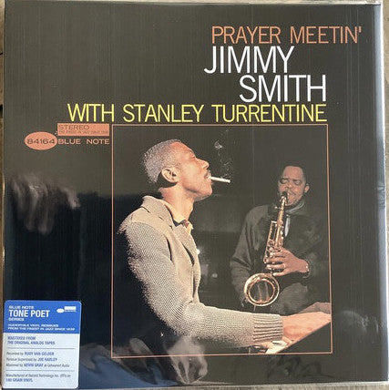 Jimmy Smith With Stanley Turrentine ‎– Prayer Meetin' (1964) - New LP Record 2020 Blue Note Tone Poet Series 180 Gram Vinyl - Jazz / Soul-Jazz