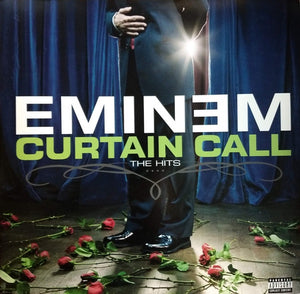 Eminem – Curtain Call - The Hits (2005) - Mint 2 LP Record 2020 Aftermath Interscope Target Exclusive Blue Translucent Vinyl - Hip Hop