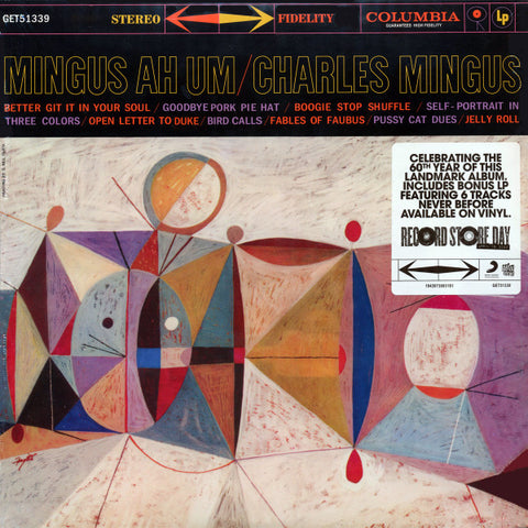Charles Mingus - Mingus Ah Um (1959) - New 2 LP Record Store Day 2020 Columbia Get On Down RSD Vinyl - Jazz / Hard Bop