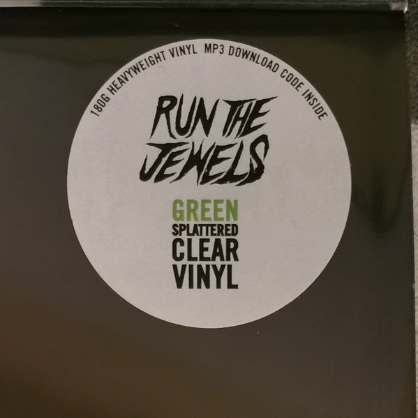 Run The Jewels – Run The Jewels (2013) - New 2 LP Record Big Dada Clear w/ Green/Black Splatter Vinyl - Hip Hop - Shuga Records