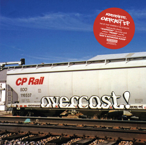Atmosphere ‎– Overcast EP (1997) - Mint- Record 2006 Rhymesayers USA Vinyl - Minneapolis Hip Hop