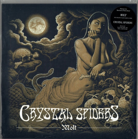 Crystal Spiders – Molt - New LP Record 2020 Ripple Music Black Light Spider Web Vinyl & Insert - Doom Metal / Psychedelic Rock