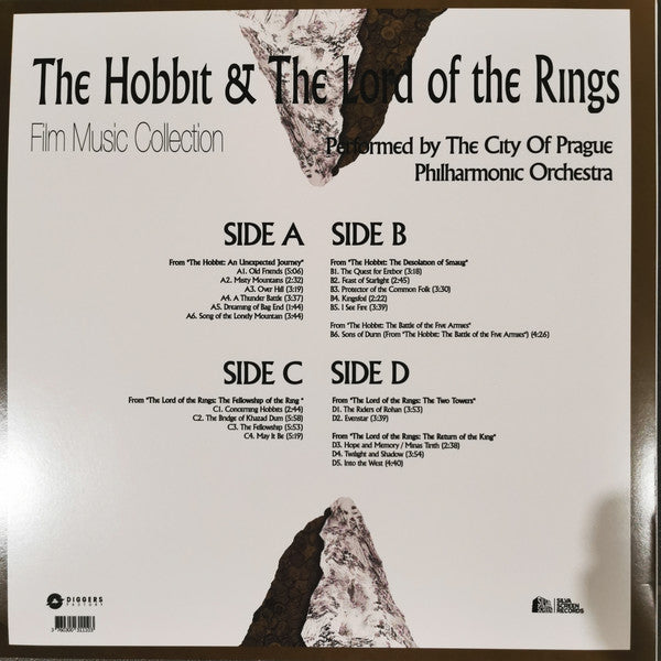 The City of Prague Philharmonic Orchestra ‎– The Hobbit & The Lord Of The Rings Film Music Collection - New 2 LP Record 2020 Silva Screen Europe Import Vinyl - Soundtrack / Score - Shuga Records