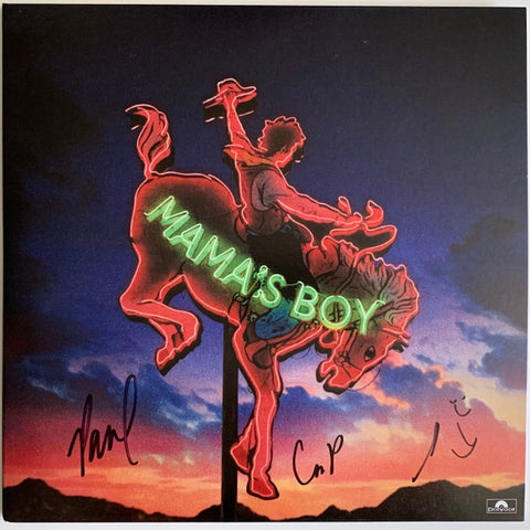 Signed Autographed - LANY – Mama's Boy - Mint- 2 LP Record 2020 Interscope Clear Vinyl - Indie Pop
