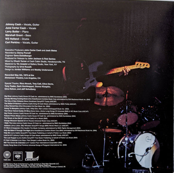 Johnny Cash – A Night To Remember (Live 1973) - New 2 LP Record 2020 Third Man Vault Package 45 Clear Vinyl, 7", DVD & Inserts - Country - Shuga Records