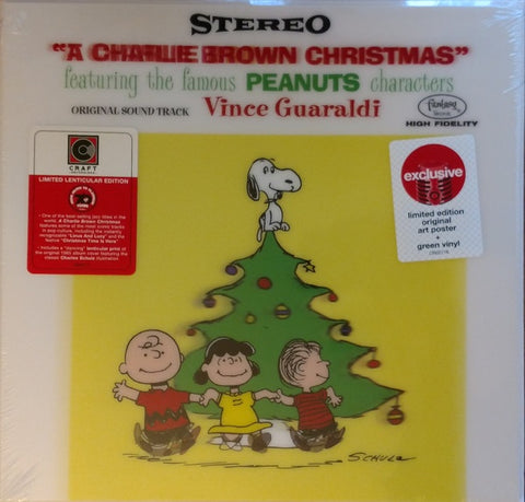 Vince Guaraldi Trio – A Charlie Brown Christmas - New LP Record 2021 Craft Target Exclusive Green Vinyl, Poster & Lenticular Cover - Soundtrack / Cool Jazz
