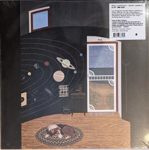 Mary Lattimore – Silver Ladders - Mint- LP Record 2020 Ghostly International Secretly Society Club Blue Riptide Vinyl & Download -  Electronic / Ambient / Harp