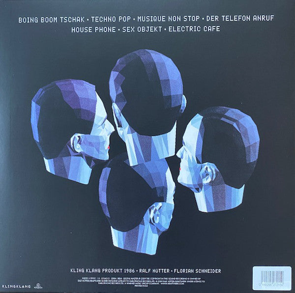 Kraftwerk ‎– Techno Pop (1986) - New Lp Record 2020 Kling Klang/Parlophone Europe Import Clear 180 gram Vinyl - Electronic / Synth-pop / Electro - Shuga Records